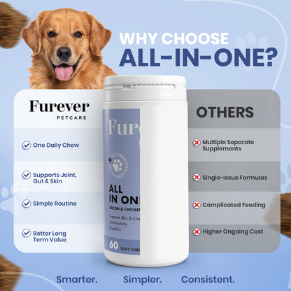 All-in-One Chews Three Tubs