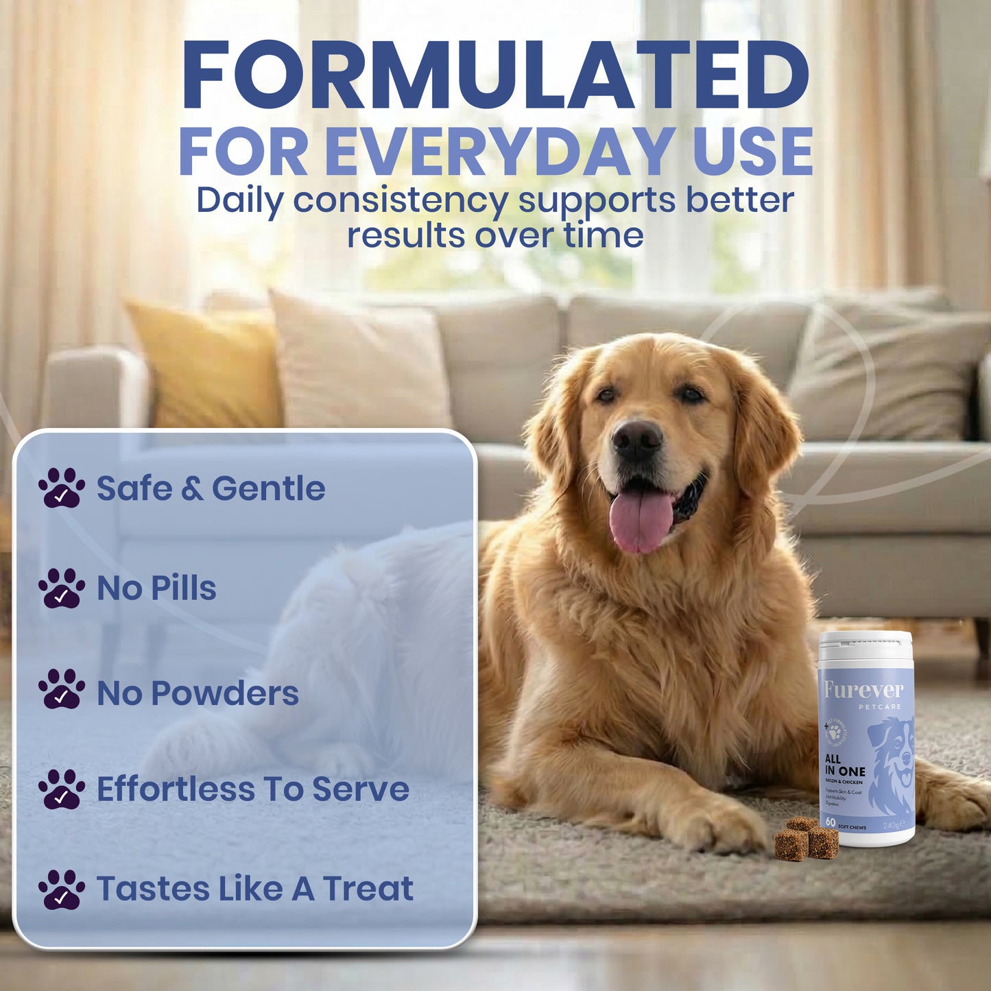 All-in-One Chews Three Tubs