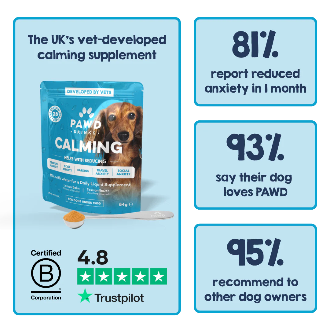 Natural Calming Powder For Dogs - Reduce Anxiety